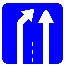 Знак 5.15.6 Конец полосы Знак 5.15.6 Конец полосы