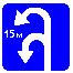 Знак 6.3.2 Зона для разворота Знак 6.3.2 Зона для разворота